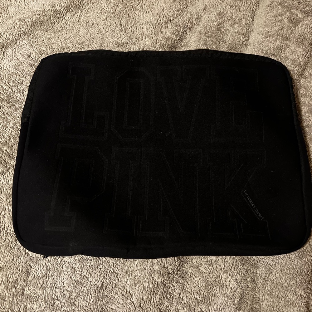 VS Pink Laptop Sleeve with Zipper Closure - Minor Wear